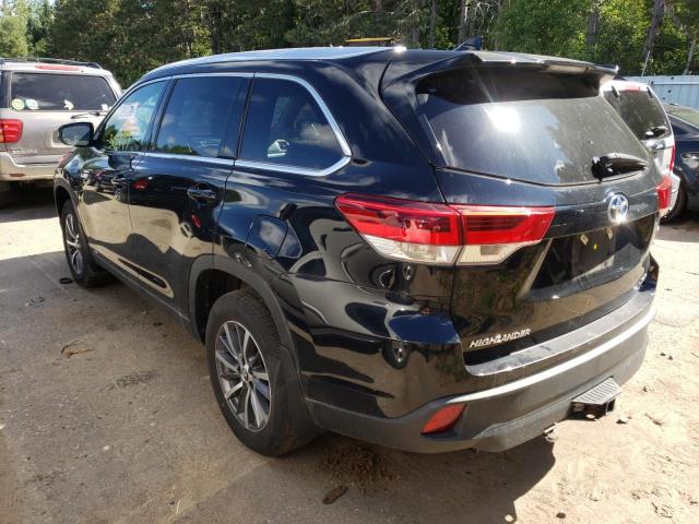Photo 3 from auction – 2019 TOYOTA HIGHLANDER with VIN 5TDJGRFH9KS058318