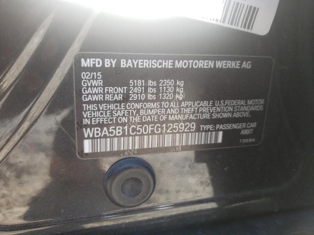 Photo 10 from auction – 2015 BMW 535 I with VIN WBA5B1C50FG125929