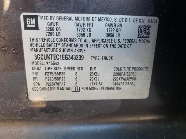 Photo 10 from auction – 2014 CHEVROLET SILVERADO with VIN 3GCUKTEC1EG343239