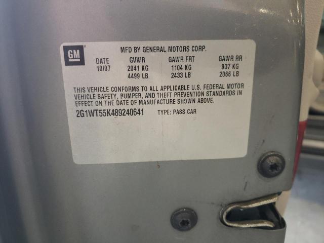 Photo 10 from auction – 2008 CHEVROLET IMPALA LT with VIN 2G1WT55K489240641