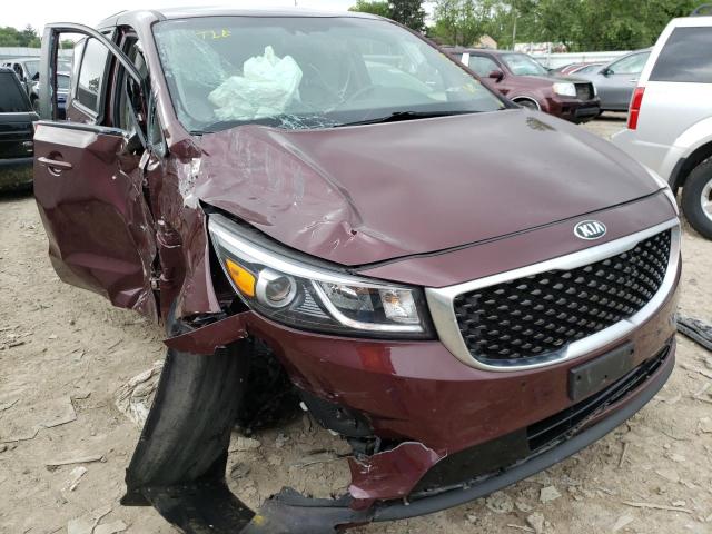 KIA SEDONA LX 2017 with VIN KNDMB5C19H6328507 - Photo from auction