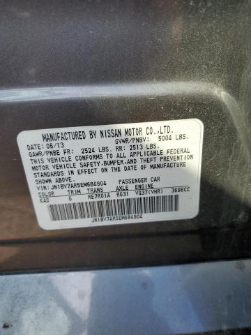 Photo 10 from auction – 2014 INFINITI Q50 BASE with VIN JN1BV7AR5EM684904