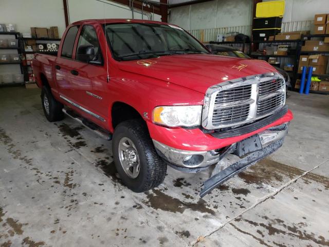 DODGE RAM 2500 S 2005 with VIN 3D7KS28C05G762251 - Photo from auction