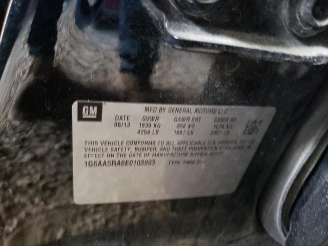 Photo 10 from auction – 2014 CADILLAC ATS with VIN 1G6AA5RA6E0103993