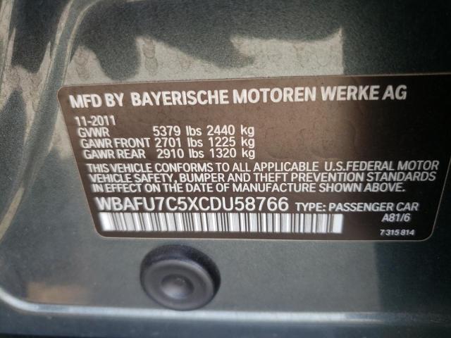 Photo 10 from auction – 2012 BMW 535 XI with VIN WBAFU7C5XCDU58766