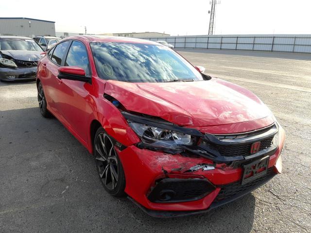 HONDA CIVIC SI 2019 with VIN 2HGFC1E5XKH707151 - Photo from auction