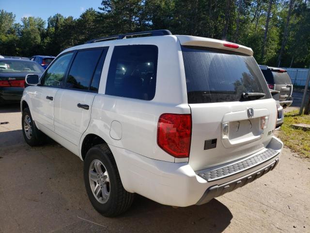 Photo 3 from auction – 2005 HONDA PILOT EXL with VIN 5FNYF18645B030756