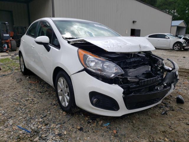 KIA RIO EX 2014 with VIN KNADN5A38E6415190 - Photo from auction