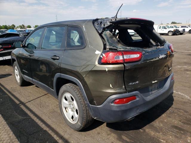 Photo 3 from auction – 2015 JEEP CHEROKEE S with VIN 1C4PJMAB9FW515507