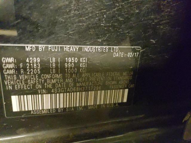 Photo 10 from auction – 2017 SUBARU IMPREZA PR with VIN 4S3GTAD68H3717296