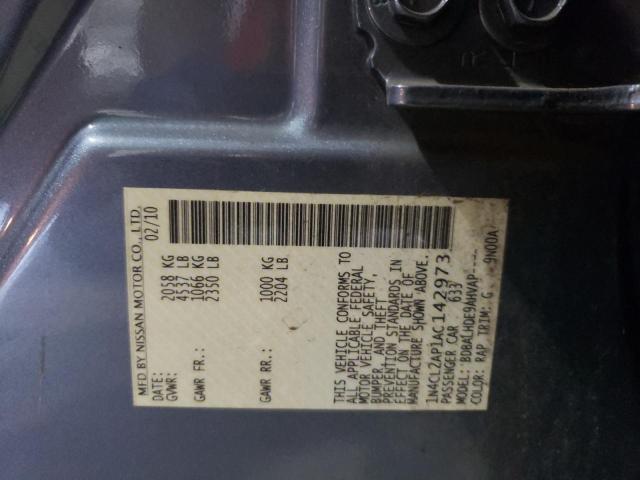 Photo 10 from auction – 2010 NISSAN ALTIMA HYB with VIN 1N4CL2AP1AC142973