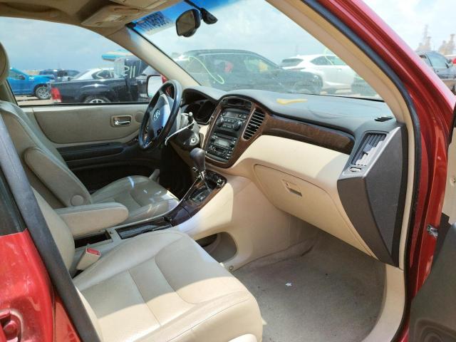 Photo 5 from auction – 2003 TOYOTA HIGHLANDER with VIN JTEGF21A030079573