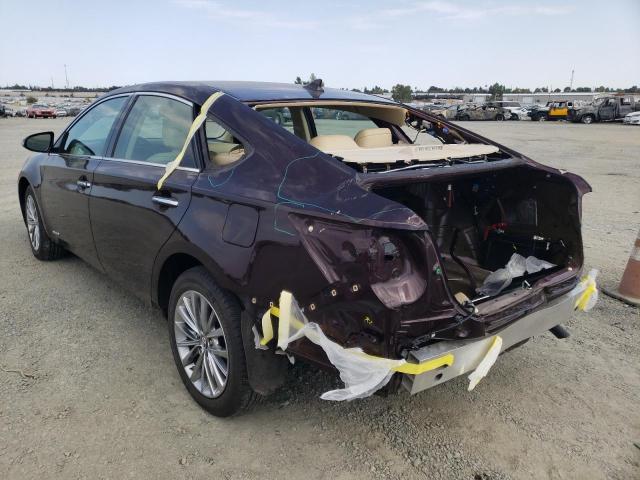 Photo 3 from auction – 2017 TOYOTA AVALON HYB with VIN 4T1BD1EB0HU058624
