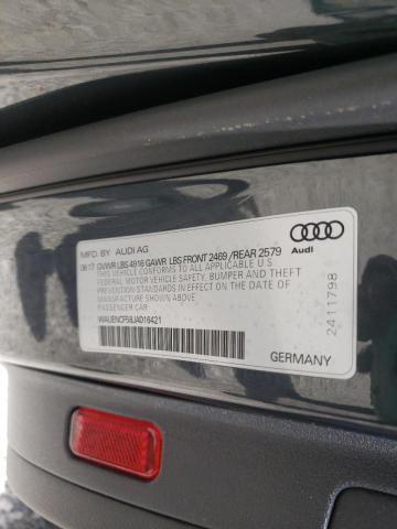 Photo 10 from auction – 2018 AUDI A5 PREMIUM with VIN WAUENCF58JA016421