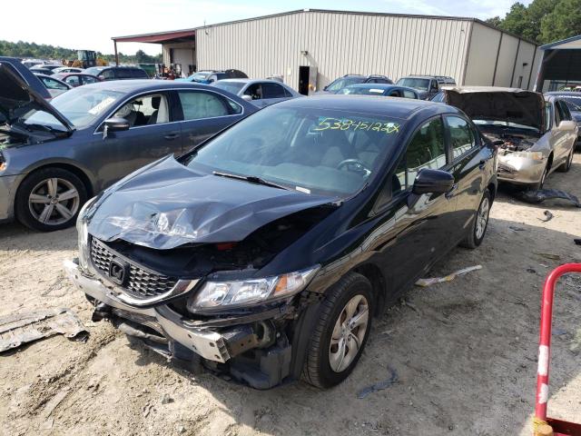 Photo 2 from auction – 2014 HONDA CIVIC LX with VIN 19XFB2F53EE259731