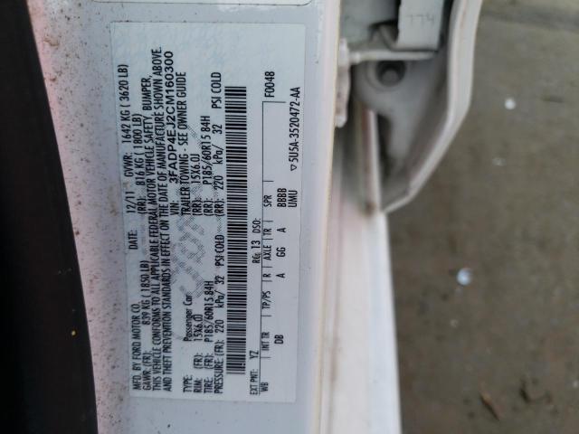 Photo 10 from auction – 2012 FORD FIESTA SE with VIN 3FADP4EJ2CM160300