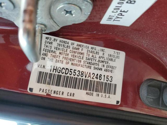 Photo 10 from auction – 1997 HONDA ACCORD LX with VIN 1HGCD5538VA246153