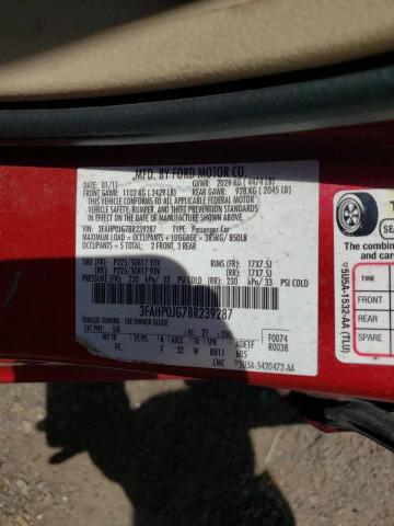 Photo 10 from auction – 2011 FORD FUSION SEL with VIN 3FAHP0JG7BR239287
