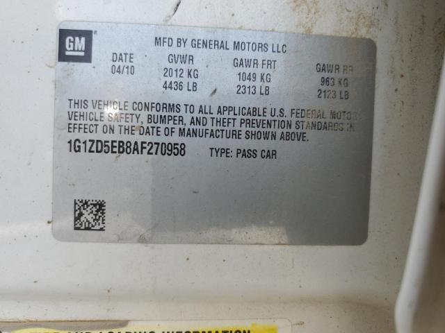 Photo 10 from auction – 2010 CHEVROLET MALIBU 2LT with VIN 1G1ZD5EB8AF270958