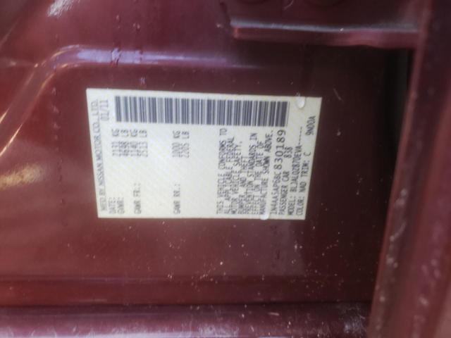 Photo 10 from auction – 2011 NISSAN MAXIMA S with VIN 1N4AA5AP6BC830189