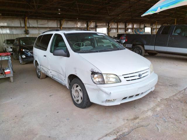 TOYOTA SIENNA LE 2002 with VIN 4T3ZF13C82U504893 - Photo from auction