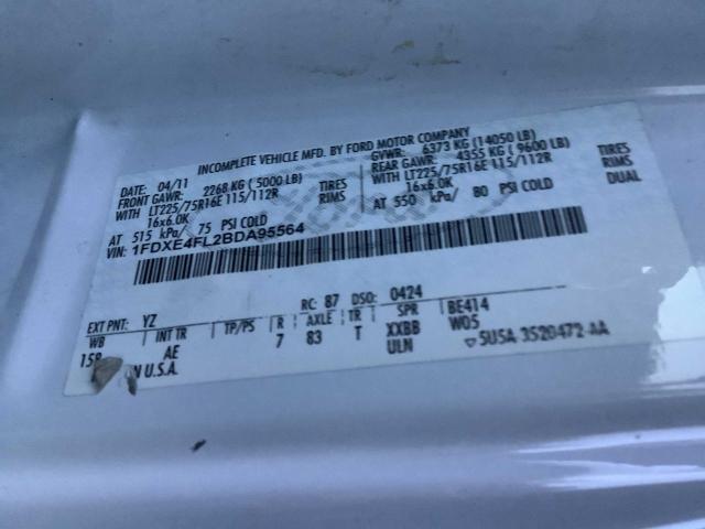 Photo 10 from auction – 2011 FORD ECONOLINE with VIN 1FDXE4FL2BDA95564