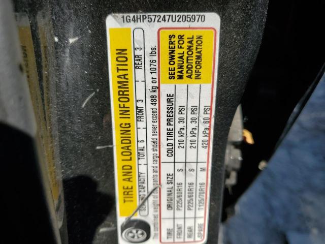 Photo 10 from auction – 2007 BUICK LUCERNE with VIN 1G4HP57247U205970