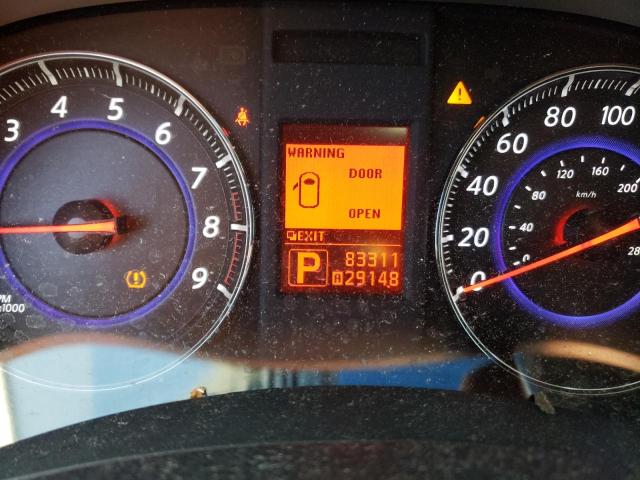 Photo 8 from auction – 2010 INFINITI FX35 with VIN JN8AS1MW4AM853602