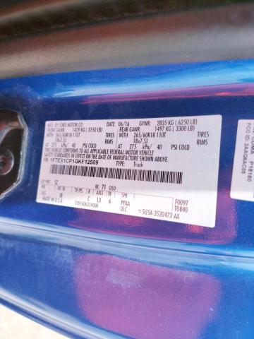 Photo 10 from auction – 2016 FORD F150 SUPER with VIN 1FTEX1CP1GKF12509