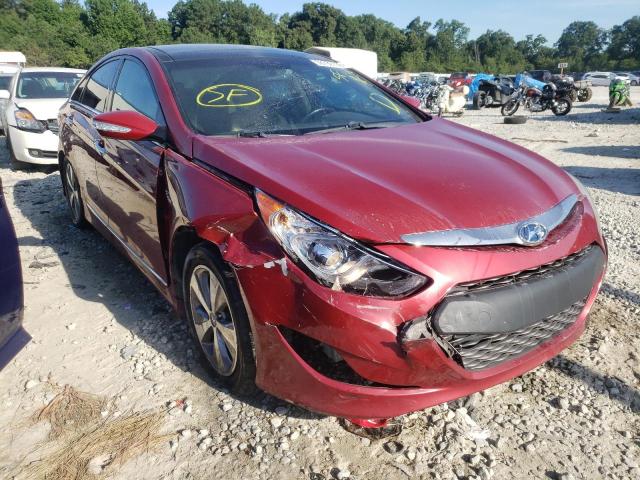 HYUNDAI SONATA HYB 2011 with VIN KMHEC4A41BA010955 - Photo from auction