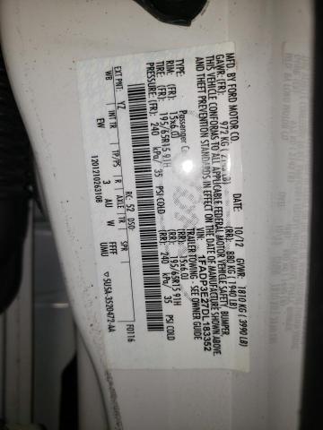 Photo 10 from auction – 2013 FORD FOCUS S with VIN 1FADP3E27DL183352