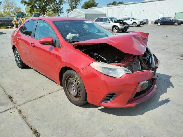 TOYOTA COROLLA L 2015 with VIN 5YFBURHE0FP317910 - Photo from auction