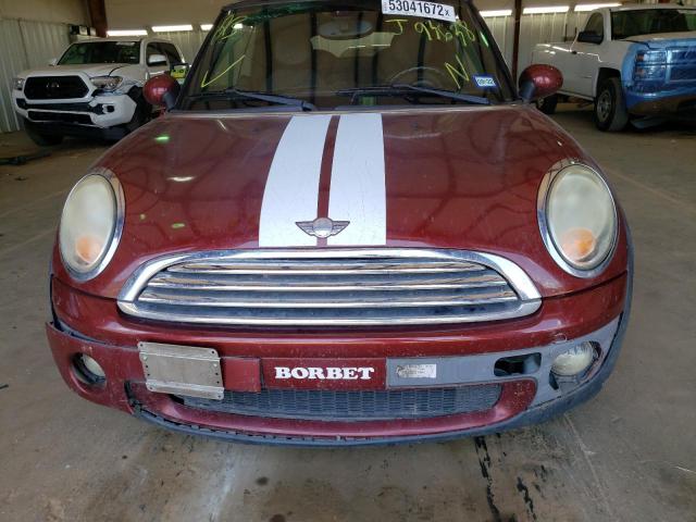 Photo 9 from auction – 2009 MINI COOPER with VIN WMWMR33519TJ93638