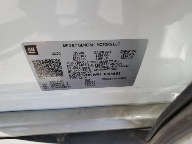 Photo 10 from auction – 2020 BUICK ENCLAVE ES with VIN 5GAERBKW8LJ304881