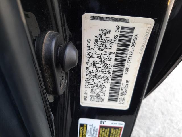 Photo 10 from auction – 2013 TOYOTA COROLLA BA with VIN 5YFBU4EEXDP177112