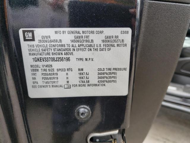 Photo 10 from auction – 2008 GMC ACADIA SLT with VIN 1GKEV33708J256196