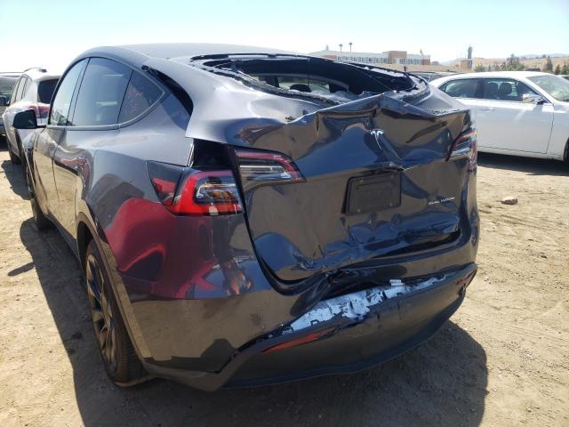 Photo 3 from auction – 2021 TESLA MODEL Y with VIN 5YJYGDEE2MF067927
