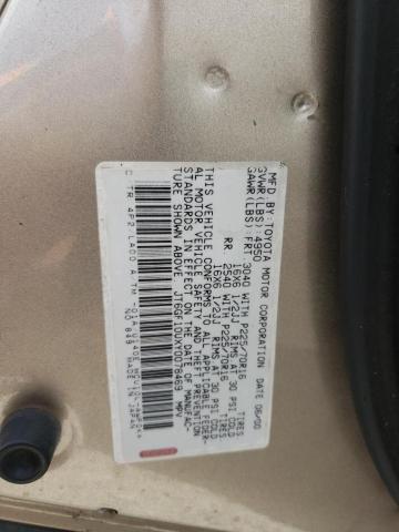 Photo 10 from auction – 2000 LEXUS RX 300 with VIN JT6GF10UXY0078469