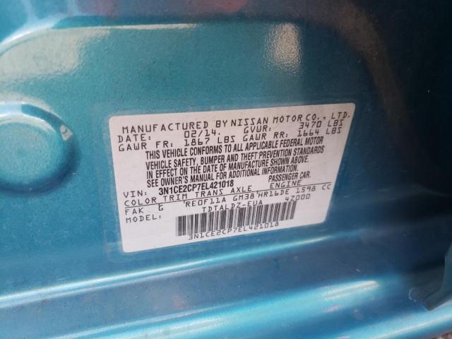 Photo 10 from auction – 2014 NISSAN VERSA NOTE with VIN 3N1CE2CP7EL421018