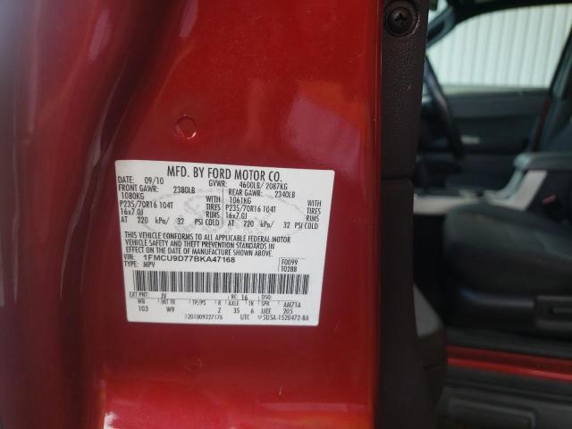 Photo 10 from auction – 2011 FORD ESCAPE XLT with VIN 1FMCU9D77BKA47168