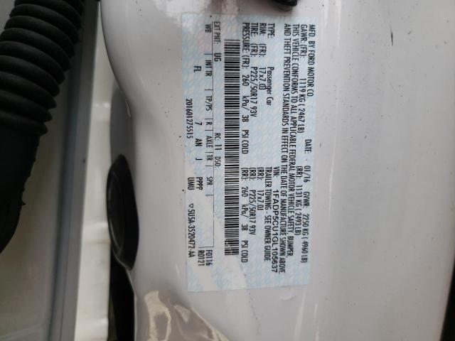 Photo 10 from auction – 2016 FORD C-MAX PREM with VIN 1FADP5CU1GL105637