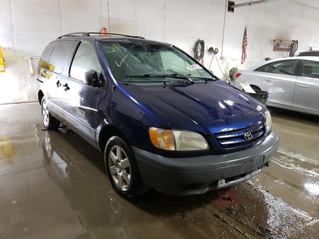 TOYOTA SIENNA LE 2003 with VIN 4T3ZF13C33U543036 - Photo from auction