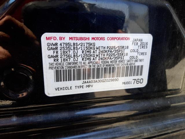 Photo 10 from auction – 2016 MITSUBISHI OUTLANDER with VIN JA4AD3A30GZ029890