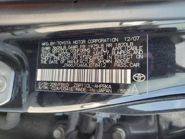 Photo 10 from auction – 2008 SCION XD with VIN JTKKU10468J018412