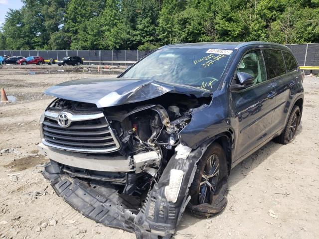 Photo 2 from auction – 2016 TOYOTA HIGHLANDER with VIN 5TDJKRFH3GS250646