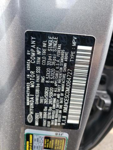 Photo 10 from auction – 2021 GENESIS GV80 BASE with VIN KMUHCESC0MU064727