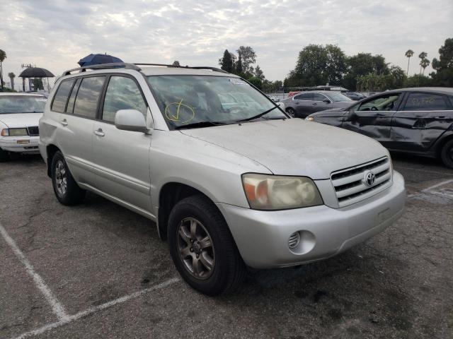 TOYOTA HIGHLANDER 2005 with VIN JTEDP21A250055603 - Photo from auction