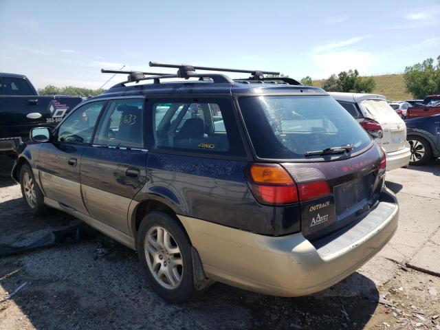 Photo 3 from auction – 2000 SUBARU OUTBACK with VIN 4S3BH6751Y6659655