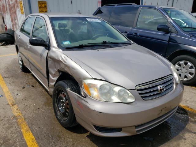 TOYOTA COROLLA CE 2003 with VIN 1NXBR32E03Z049099 - Photo from auction