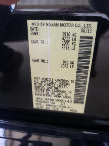 Photo 10 from auction – 2013 NISSAN ALTIMA 2.5 with VIN 1N4AL3AP4DC908342